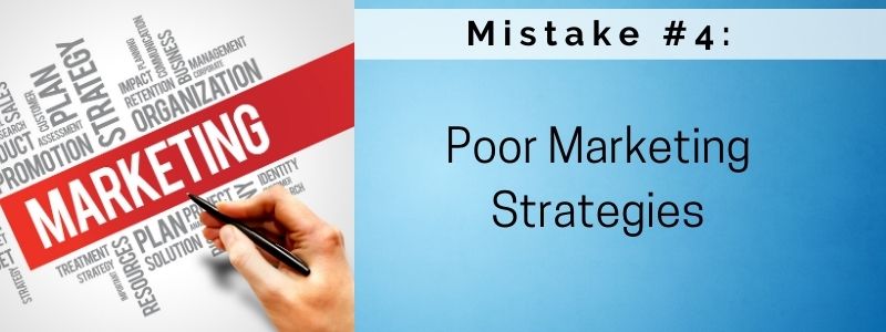 Mistake #4: Poor Marketing Strategies
